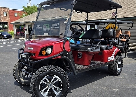 2018 EZGO EXPRESS L6 72V RED - $8995