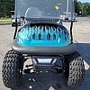 2008 CLUB CAR PREC BLACK/TEAL LIMO - $OLD