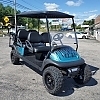 2008 CLUB CAR PREC BLACK/TEAL LIMO - $OLD