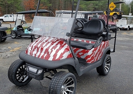 2008 CLUB CAR PRECEDENT RED/SIL - $old