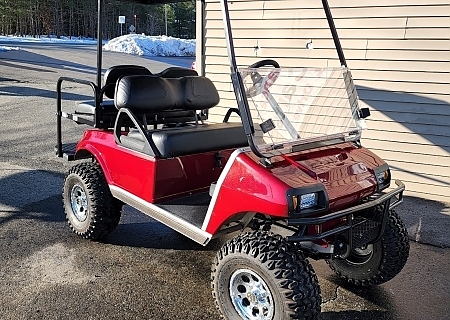 2001 CLUB CAR DS GAS RED - $OLD