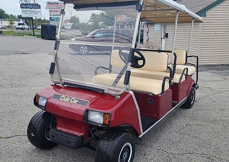 2000 Club Car DS Villager Limo Red - $OLD