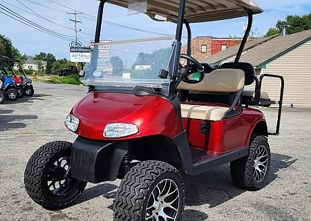 2015 EZGO RXV RED LIFTED - $6995