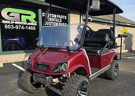 2010 CLUB CAR DS 48V LIFTED RED - $5195